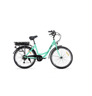 Bicicletta elettrica EMG Jammy 26" 25kg 250W acciaio Verde [CY2614]