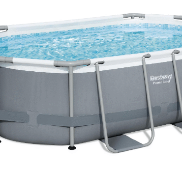 Piscina grigio scuro da 305x200x84 cm