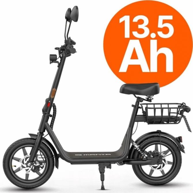 Monopattino elettrico Manta Flinston Mes 1402J con 2 ruota/e 500W 13.5Ah 48V Nero - immagine 2