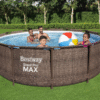 Set piscina da 366x100 cm effetto rattan - immagine 3