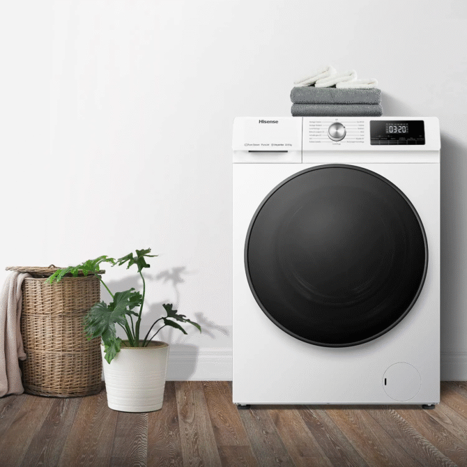 Hisense Lavasciuga Slim 10+6 Kg Classe A Profondità 61 cm Centrifuga 1400 giri Inverter Funzione Vapore colore Bianco - WDQA1014EVJM - immagine 7