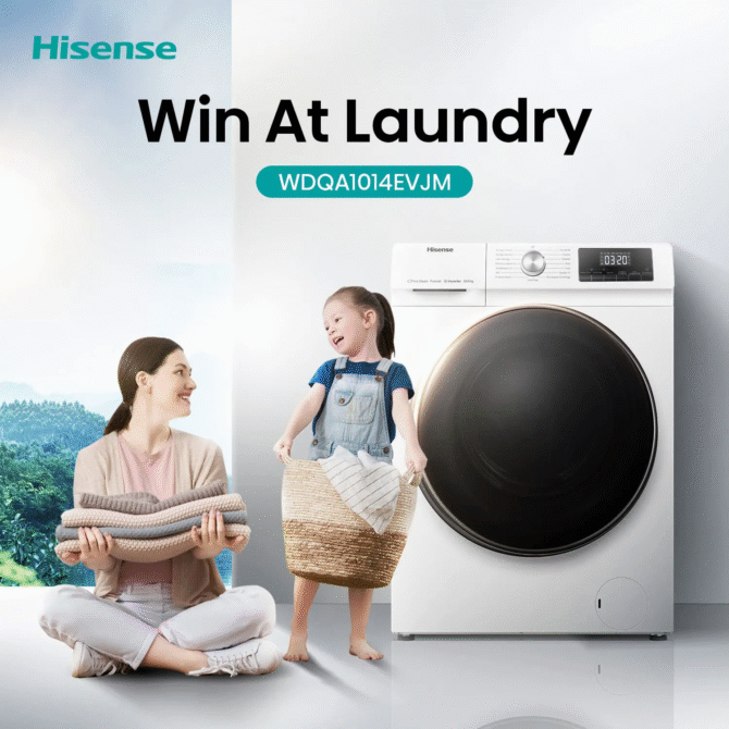 Hisense Lavasciuga Slim 10+6 Kg Classe A Profondità 61 cm Centrifuga 1400 giri Inverter Funzione Vapore colore Bianco - WDQA1014EVJM - immagine 8
