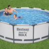 Set piscina da 366x100 cm effetto pietra - immagine 2