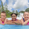 Set piscina da 366x100 cm effetto pietra - immagine 3