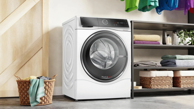 Bosch Lavasciuga 10.5+6 Kg Classe D Profondità 62 cm Centrifuga 1400 giri Inverter Vapore Wash&Dry colore Bianco - WNC254A0IT Serie 8 - immagine 7