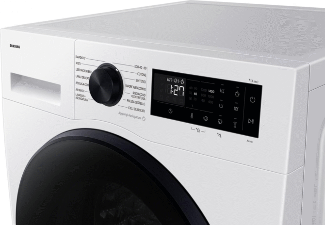 Samsung Lavasciuga 11+6 Kg Classe D Profondità 60 cm Centrifuga 1400 giri Inverter Vapore Crystal Clean - WD11DG5B15BEET - immagine 8