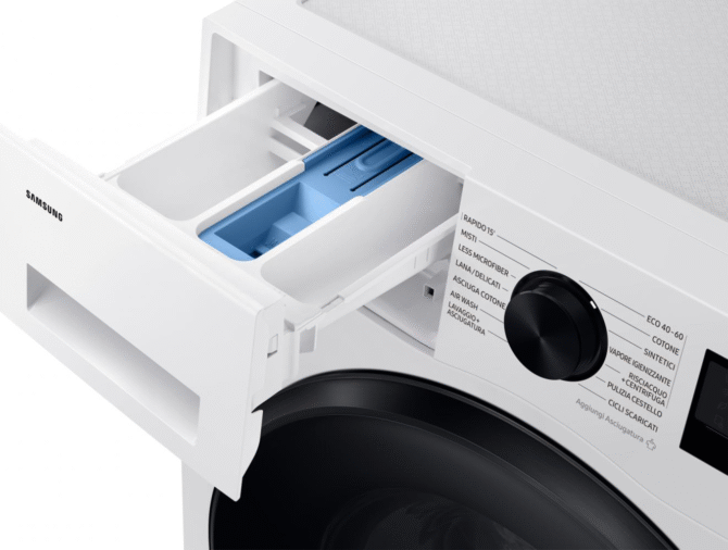 Samsung Lavasciuga 11+6 Kg Classe D Profondità 60 cm Centrifuga 1400 giri Inverter Vapore Crystal Clean - WD11DG5B15BEET - immagine 9