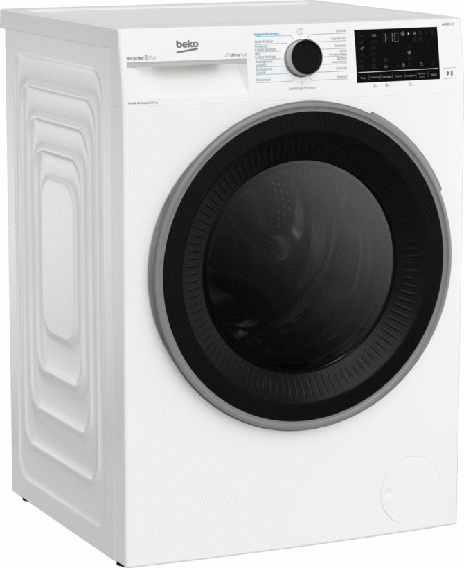 Beko Lavasciuga 12+8 Kg Classe energetica D Profondità 65 cm Centrifuga 1400 giri Inverter Vapore - BDT512844S - immagine 3