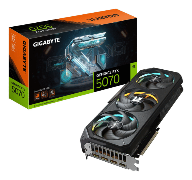 Scheda Video nVidia Gigabyte GeForce RTX 5070 GAMING OC 12GB