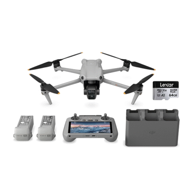Special kit DJI Air 3 Fly More Combo (DJI RC 2) + 64GB Lexar MicroSDXC Silver Plus A2 V30
