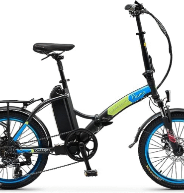 Bici elettrica Argento AR-BI-210001 Foldable E-bike Piuma 20" Blu