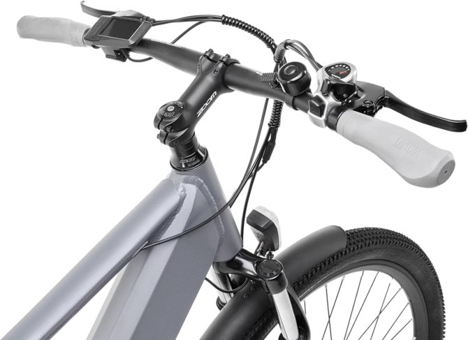 Bicicletta elettrica Lancia Ypsilon Genio E-Bike motore 36V/250W/4 Grigio [LN-BI-220003] - immagine 3