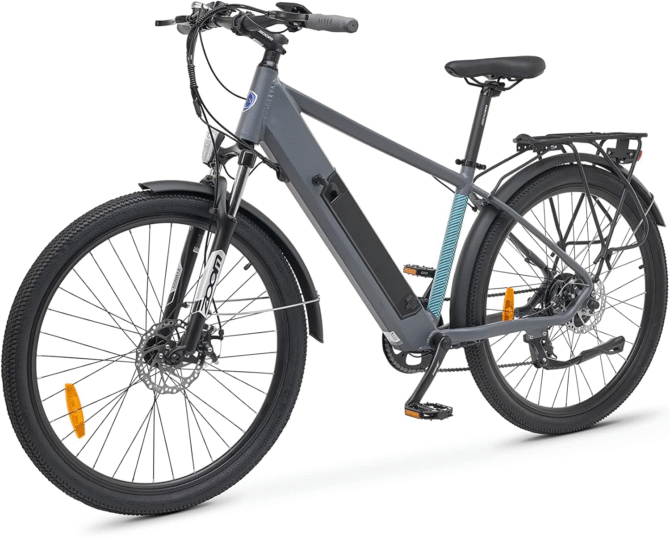 Bicicletta elettrica Lancia Ypsilon Genio E-Bike motore 36V/250W/4 Grigio [LN-BI-220003] - immagine 6