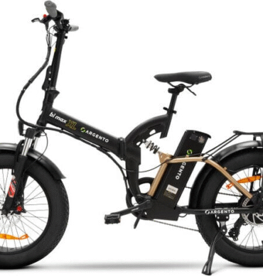 Bicicletta elettrica Argento E-Bike Bimax-XL pieghevole 500W/25km max.100kg Nero [AR-BI-220007]