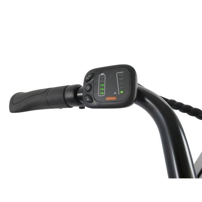 Bicicletta elettrica Smartway C4D4SCG 36V/250W/25km/h/Nero [C4 MATT GREY] - immagine 2