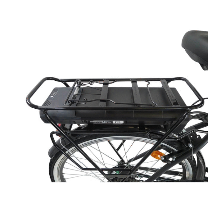 Bicicletta elettrica Smartway C4D4SCG 36V/250W/25km/h/Nero [C4 MATT GREY] - immagine 3