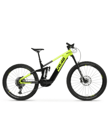 Bicicletta elettrica Valentino Rossi 46 E-MTB VR46 Pro da montagna Nero/Verde [VR-BI-220002]