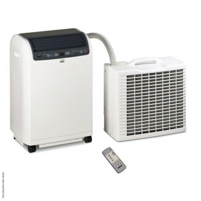Condizionatore d'aria split mobile con scambiatore di calore RKL 495 DC - Disconnettibile - REMKO