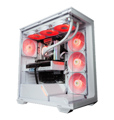 TITANO VS3 - Pc gaming Ryzen 7 9800X3D, RTX 5080 16GB WHITE, Ram 32Gb Ddr5 6000Mhz WHITE, SSD NVMe 2000Gb, Dissipatore a Liquido 360mm WHITE, Windows 11 Pro