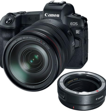 CANON Fotocamera Digitale Mirrorless Eos R + Ef-eos R Adattatore + Rf 24-105mm F / 4l Is Usm
